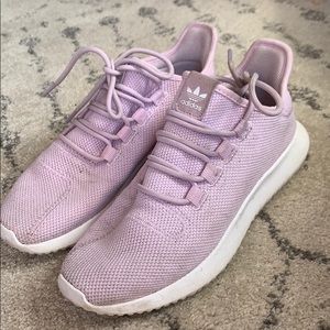 Purple Adidas tubulars